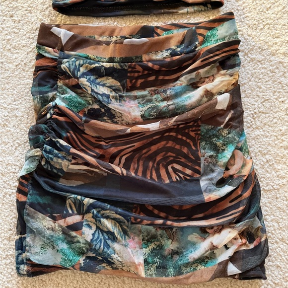 Stylish Multicolor Patterned Set - Picture 3 of 4